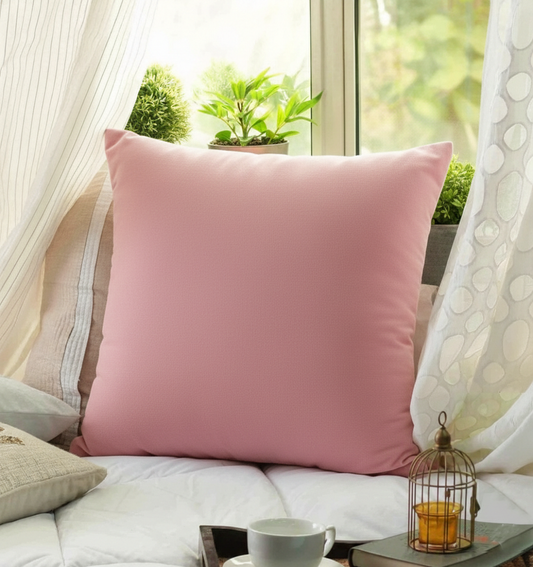 Peachy Pink Cushion Cover