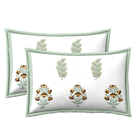 Green Jaal Bedsheet