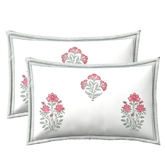 Light Pink Floral Bedsheet