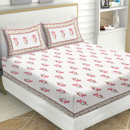 Pink Tulip Bedsheet